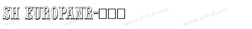 Sh EuropaNr字体转换